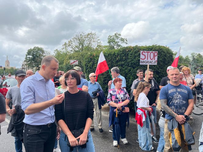 Protest Konfederacji w Siedlcach zgromadził ok. 600 osób