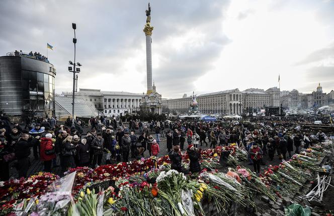 Ukraina Majdan po zamieszkach (1)