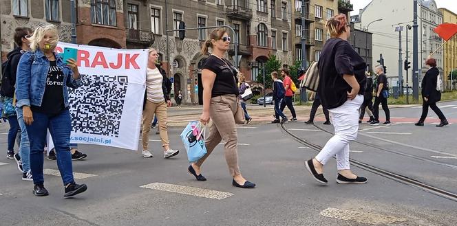 Strajk MOPS Łódź 8.07
