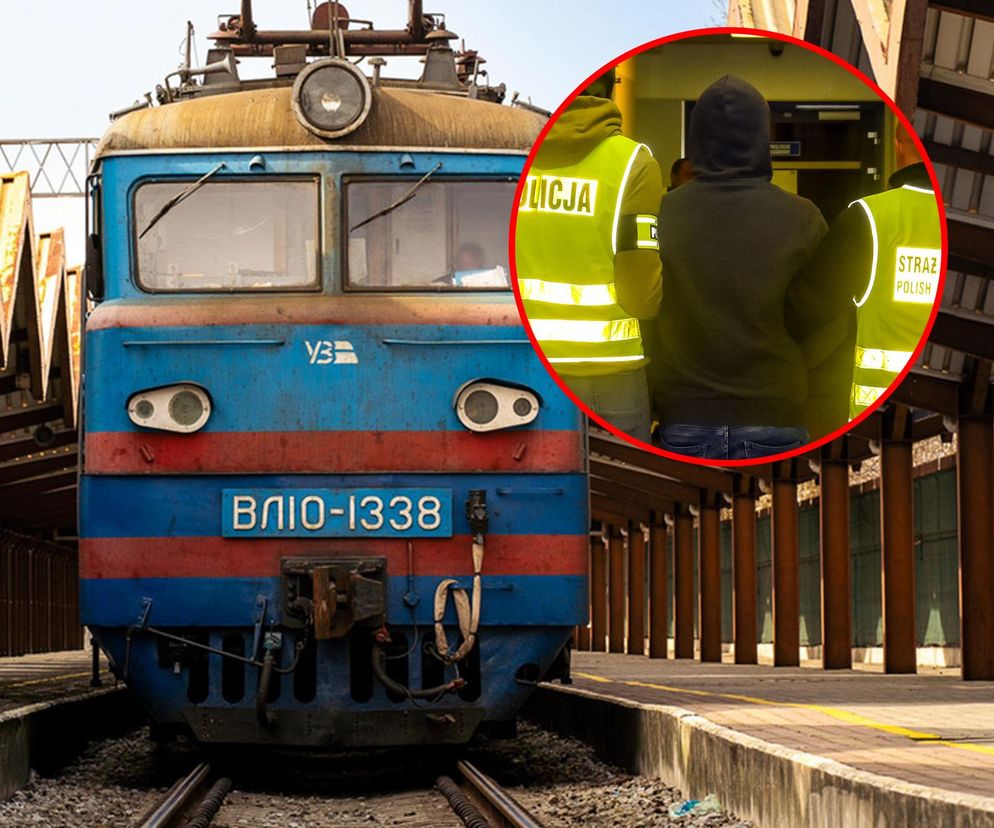 Przemycali ludzi w lokomotywie