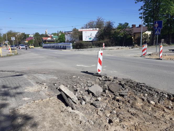 Utrudnienia na ulicach Bankowej i Kaczyńskiej w Starachowicach