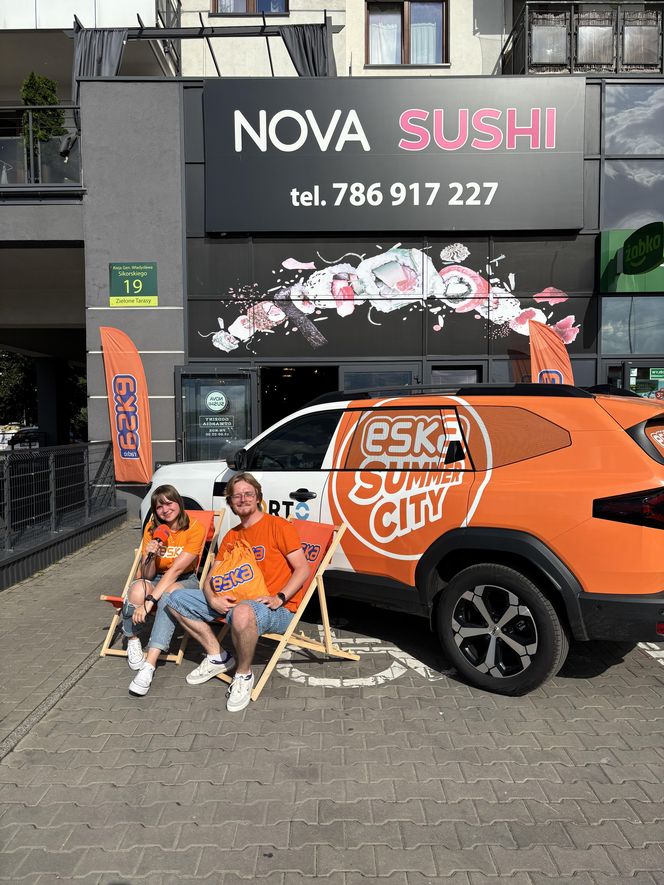 Eska Summer City w olsztyńskim Nova Sushi