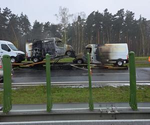 Spaliły się nowe busy na S5. Na jednego czekał klient w Lesznie 