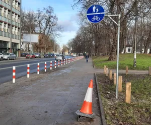 Trudne warunki na ulicy Prądnickiej dla pieszych i rowerzystów?