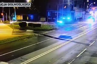 Pijany kierowca BMW staranował radiowóz. Policyjny pościg ulicami Jeleniej Góry 