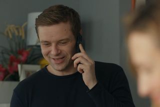 	Barwy szczęścia odc. 3187. Asia Sokalska (Anna Gzyra), Hubert (Marek Molak)