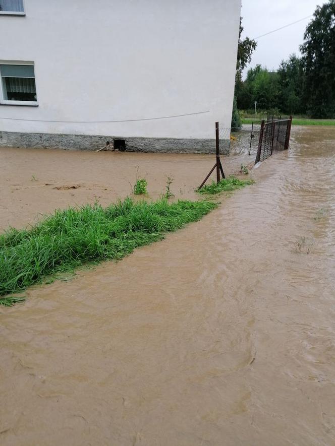 Podtopienia w Biskupowie 