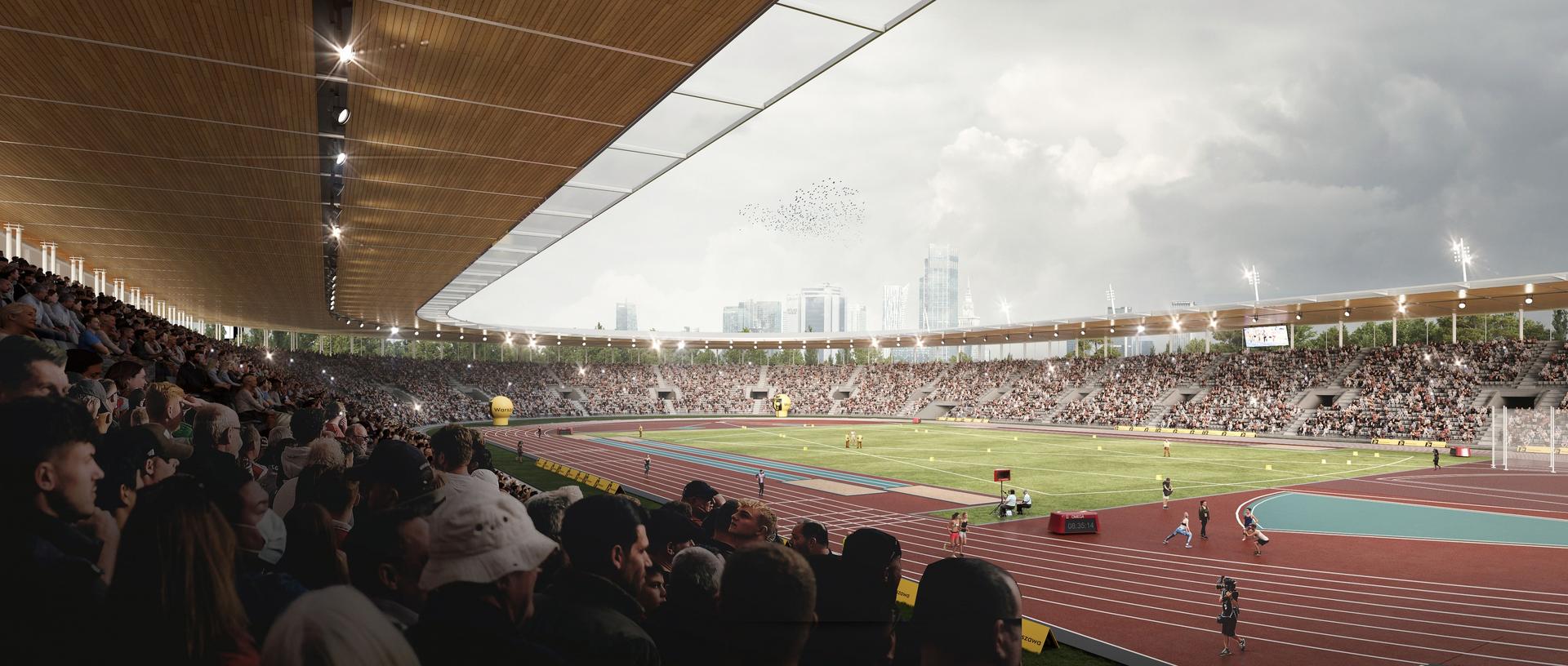 Hala sportowa i główny stadion warszawskiej Skry