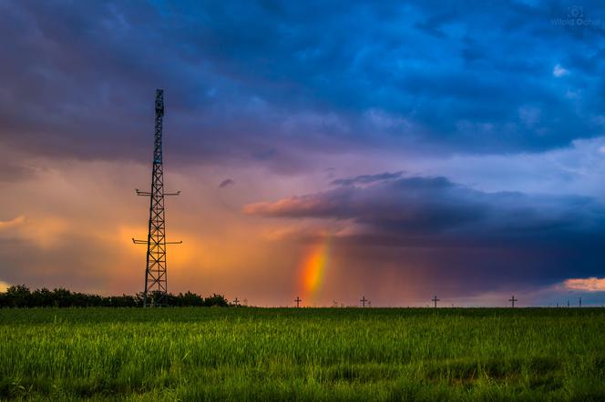 Tęcza po burzy na Podkarpaciu: Widok zachwyca!