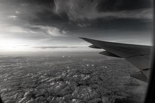 Samolot - czarno-białe