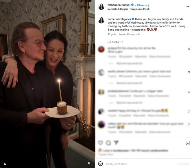 Catherine Zeta-Jones pokazała nagie zdjęcie. Wszystko z okazji urodzin męża!