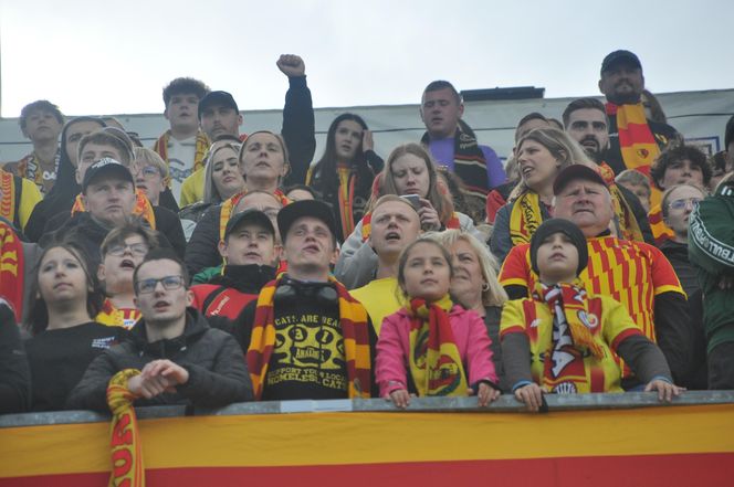 Korona Kielce - Lech Poznań. Zdjęcia kibiców na Exbud Arenie