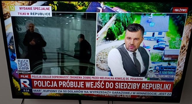 Zbigniew Ziobro w studio TV Republika