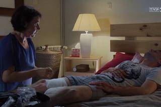 M jak miłość odc. 1410. Marysia (Małgorzata Pieńkowska), Bartek (Arkadiusz Smoleński)