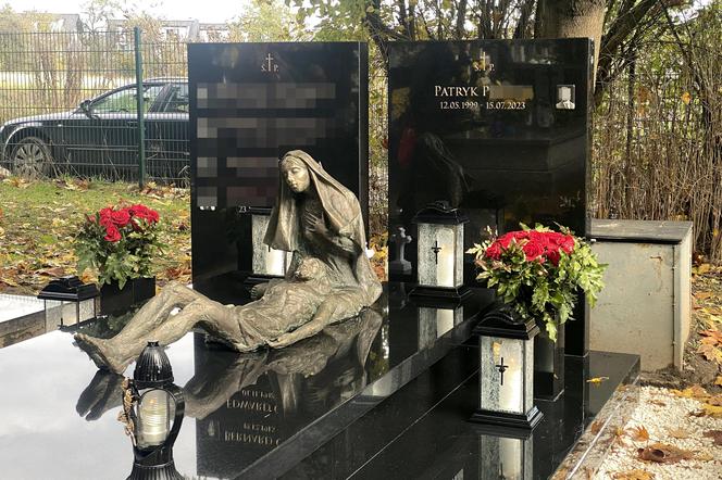 Tak wygląda grób syna Sylwii Peretti. Nowa płyta, pomnik i wymowna rzeźba