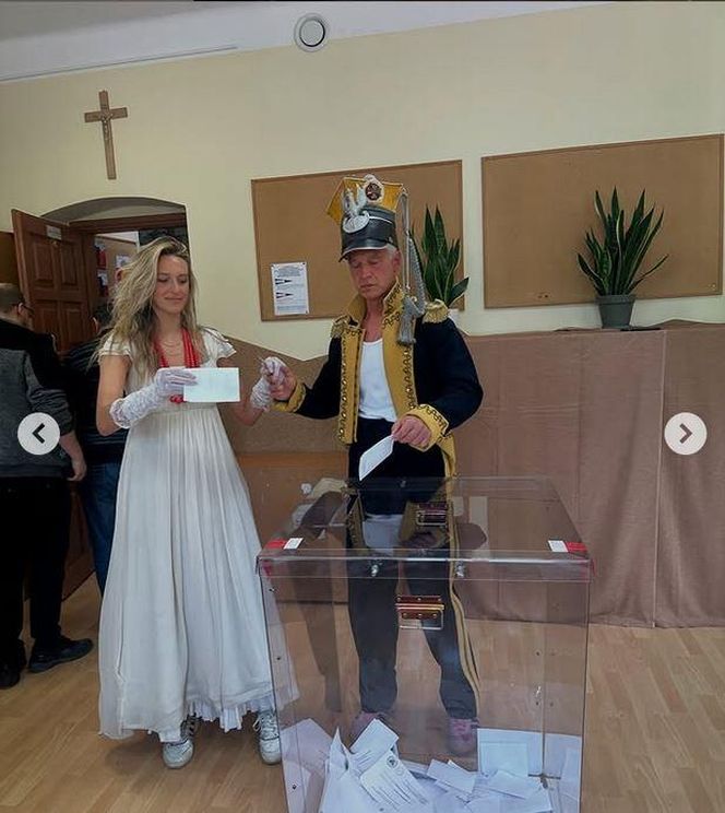 Wybory Prezydenckie 2025: Tak głosują gwiazdy w drugiej turze! Aleksandra Żebrowska i Michał Żebrowski