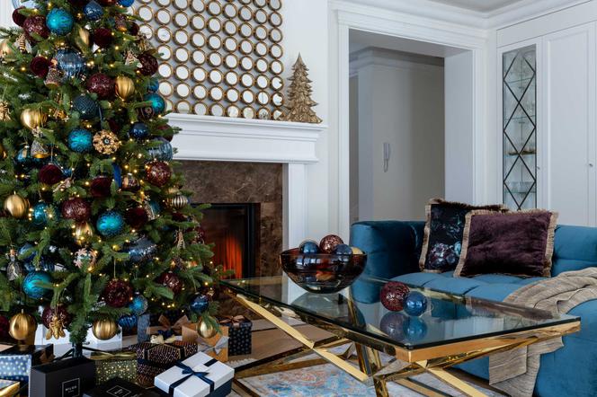 Choinka i dekoracje świąteczne na Boże Narodzenie z Miloo Home. Kolekcja Elegant Glamour