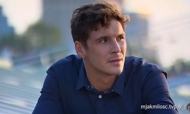 M jak miłość odc. 1415.  Marcin (Mikołaj Roznerski)