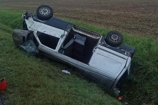 Stare Pole. Dachowanie busa na DK 22. 9 osób rannych