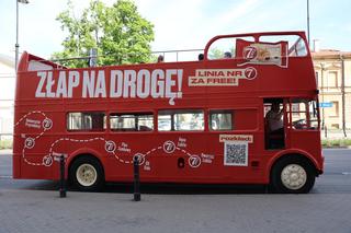 Czerwony autobus linii 7Days już na ulicach Lublina!