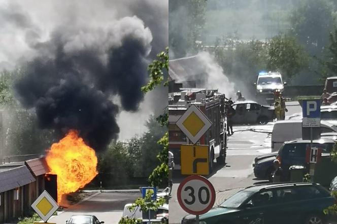 Strażacy z Braniewa opanowali groźny pożar