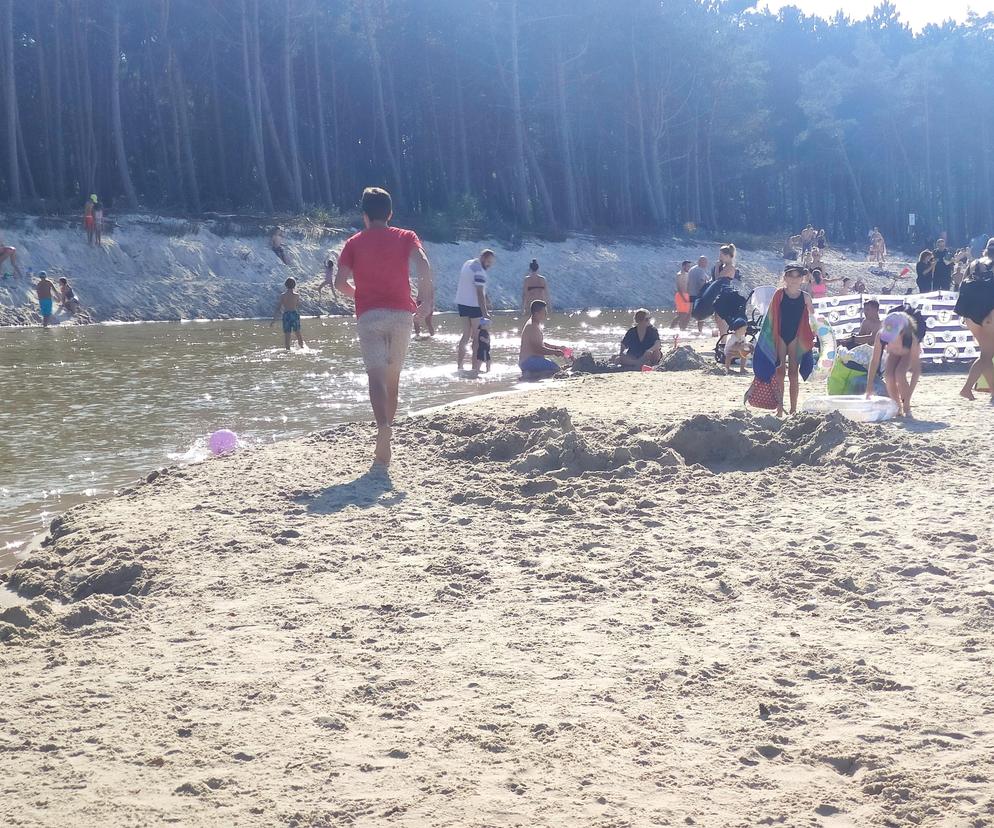 Plaża w Dębkach wrzesień 2023