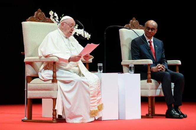 Papież Franciszek-pierwsze przemówienie w Singapurze