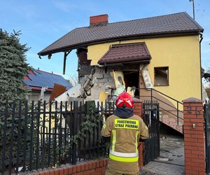 Wybuch gazu w domu w Rawie Mazowieckiej. Trzy osoby ranne, budynek częściowo zawalony!
