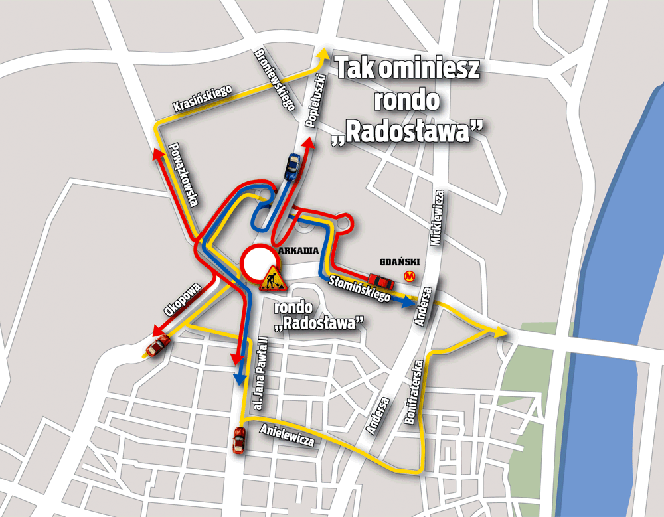 Już dziś drogowcy zamykają rondo Radosława. Sprawdź jak ominąć korki