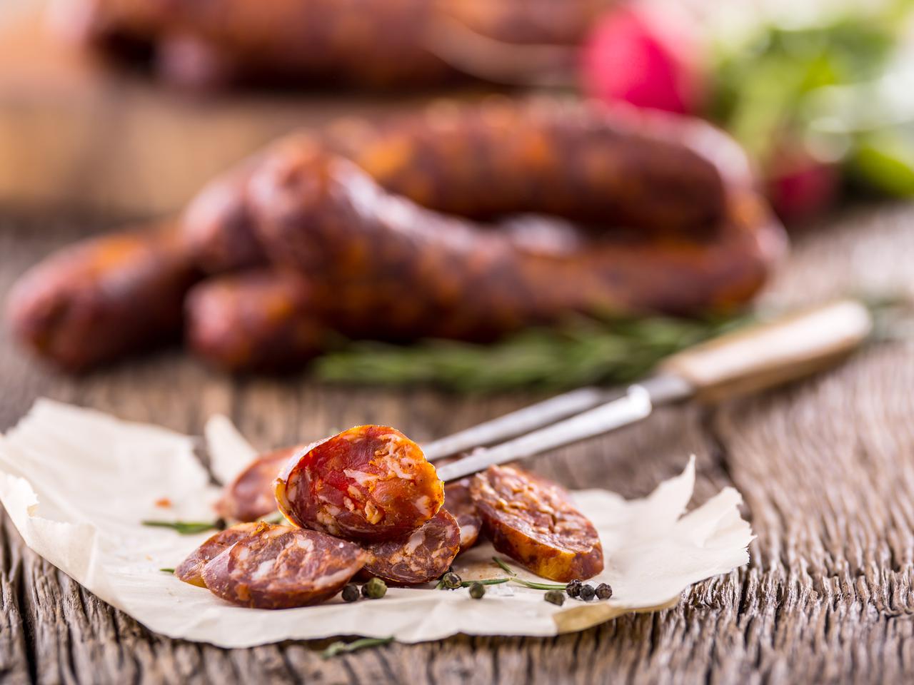 Szaszłyki z polędwiczki wieprzowej i chorizo wg Pascala Brodnickiego