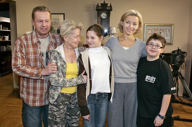Elżbieta Słoboda na planie serialu "I kto tu rządzi"