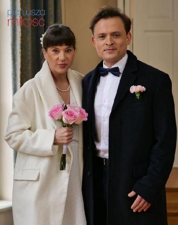 Barwy szczęścia. Lucyna (Delfina Wilkońska), Maurycy (Dawid Dziarkowski)