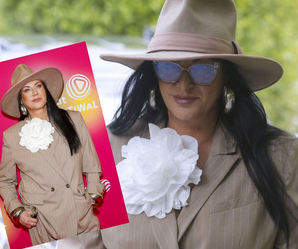 Kayah niczym bogata wdowa po gangsterze. A to garnitur z sieciówki!