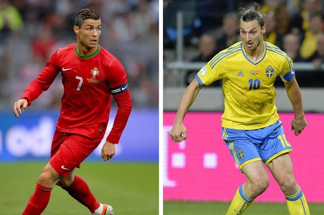 Szwecja - Portugalia, Ronaldo vs Ibrahimović