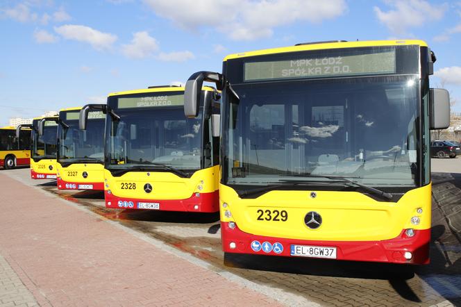 Nowe mercedesy MPK kursują już po Łodzi