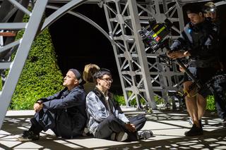 Ekipa filmowa znów pod wieżą Eiffla w Rybniku