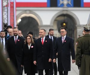 Święto Niepodległości. Karol Nawrocki na placu Piłsudskiego