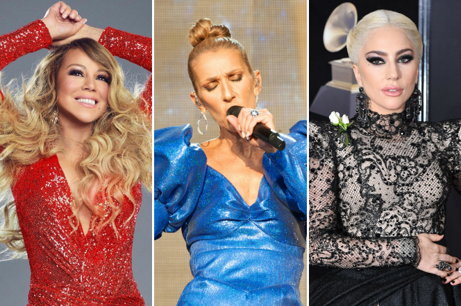 Mariah Carey, Celine Dion, Lady Gaga