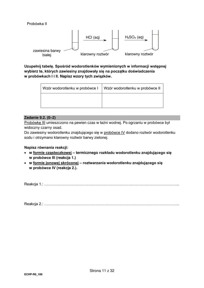 Matura 2025 chemia rozszerzona - arkusz CKE 16.05.2025 - Formuła 2015