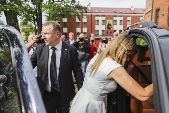 Tym samochodem pojechali do ślubu państwo Kurscy 