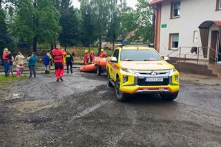 Ratownicy Zachodniopomorskiego WOPR pomagają na południu Polski