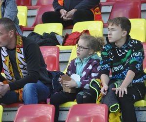 Korona Kielce - Lech Poznań. Zdjęcia kibiców na Exbud Arenie