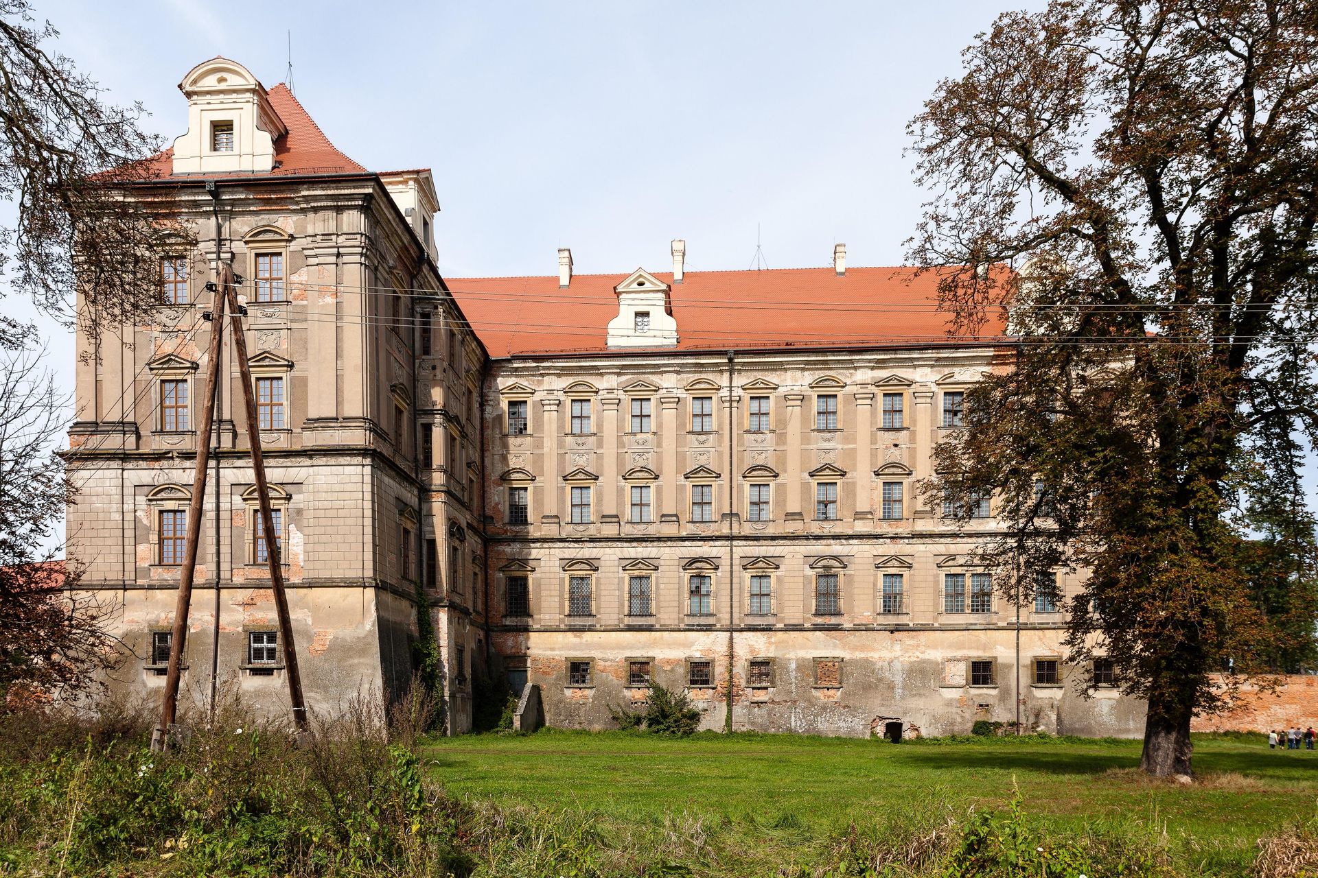 Opactwo Cystersów w Lubiążu od zewnątrz