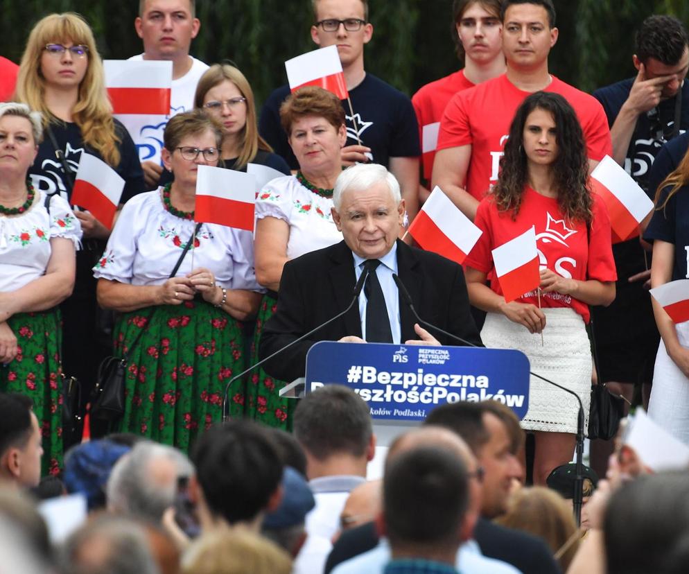 Jarosław Kaczyński w Sokołowie Podlaskim