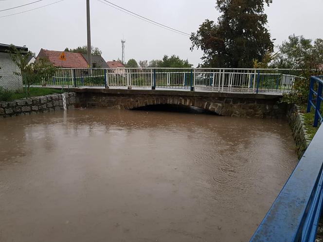 Wezbrane rzeki na Dolnym Śląsku