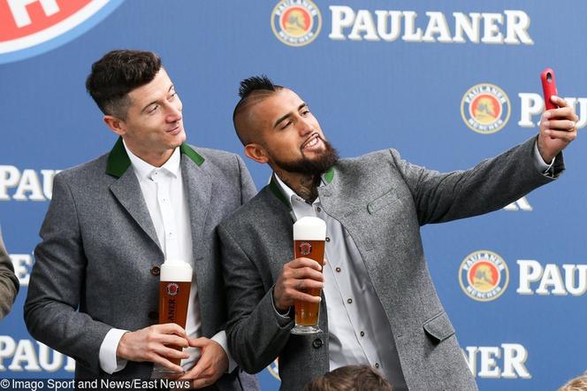 Robert Lewandowski i Arturo Vidal