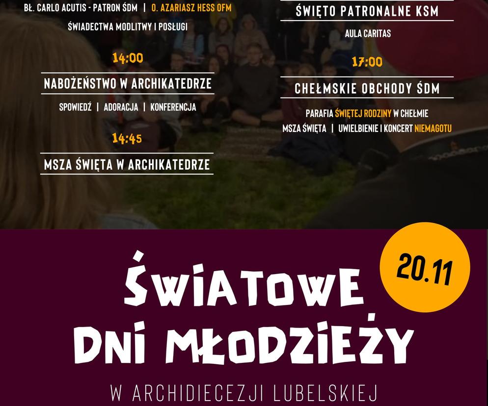 Lubelskie obchody ŚDM - plakat 