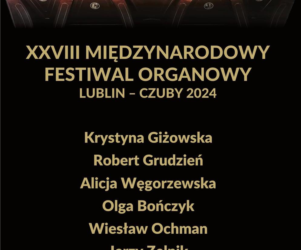Międzynarodowy Festiwal Organowy Lublin-Czuby 2024 - plakat 