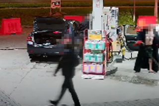 Pożar na stacji paliw