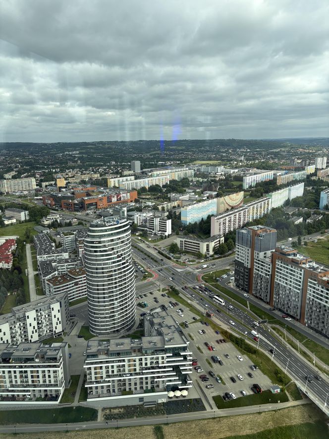 Byliśmy 40, piętrze najwyższego budynku mieszkalnego w Polsce. Widok jest niesamowity
